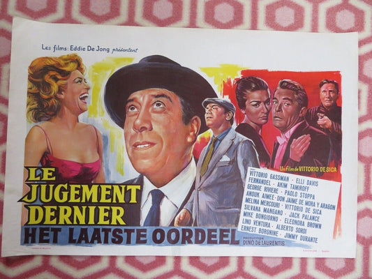 LE JUGEMENT DERNIER/The Last Judgment BELGIUM (14"x 21.5") POSTER 1961 - Rendezvous Cinema