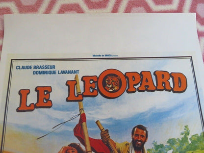 LE LEOPARD BELGIUM (21"x 13.5") POSTER CLAUDE BRASSEUR DOMINIQUE LAVANANT 1984 Movie posters