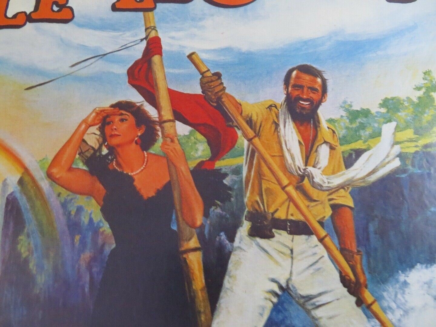 LE LEOPARD BELGIUM (21"x 13.5") POSTER CLAUDE BRASSEUR DOMINIQUE LAVANANT 1984 Movie posters