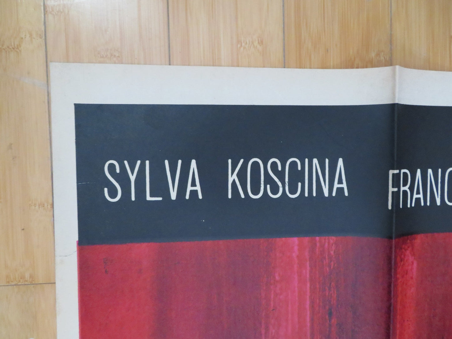 LE LIT A 2 PLACES / THE DOUBLE BED FRENCH GRANDA SHEET POSTER SYLVA KOSCIN 1965 Rendezvous Cinema Movie posters