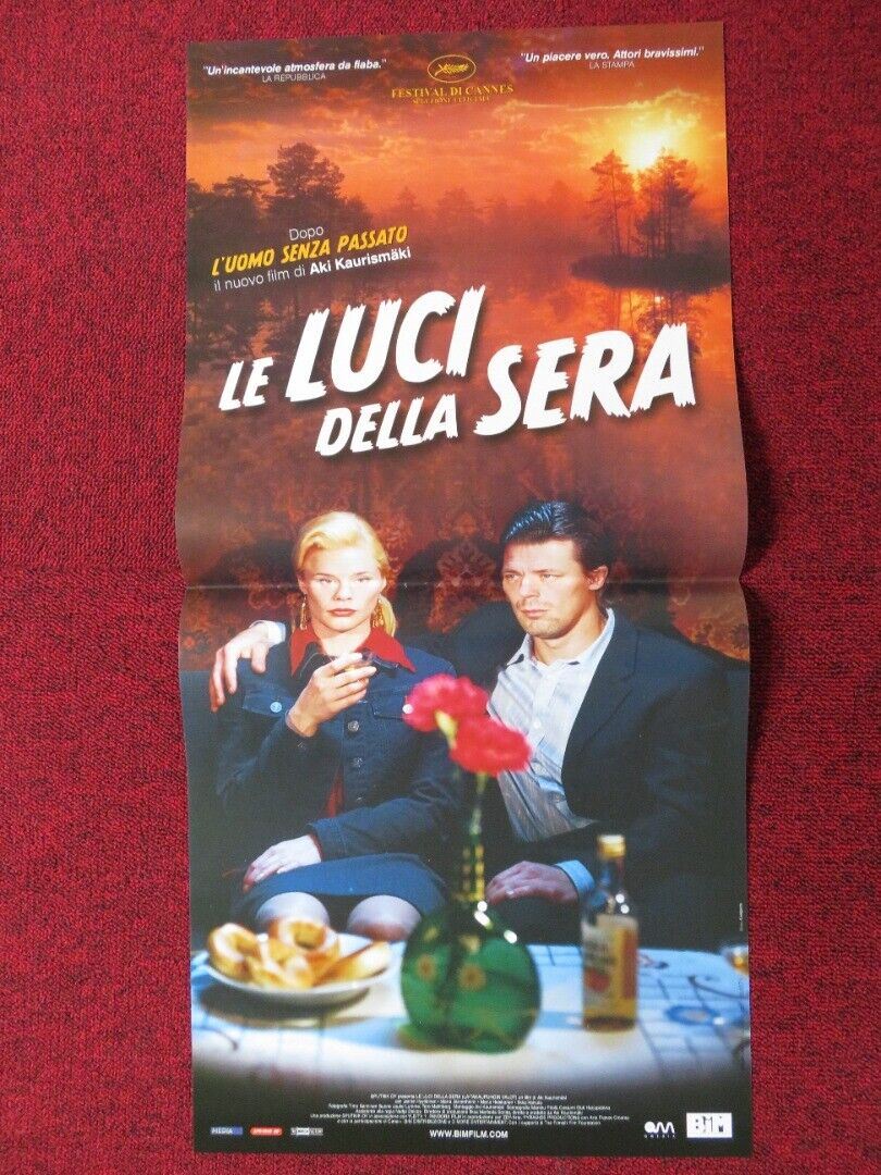 LE LUCI DELLA SERA ITALIAN LOCANDINA (26"x12.5") POSTER AKI KAURISMAKI 2006 - Rendezvous Cinema