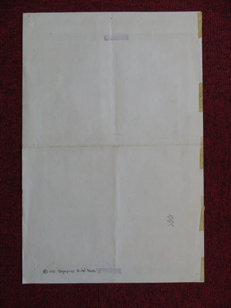 LE MAGNIFICHE 7 / THE MAGNIFICENT 7 GIRLS ITALIAN MINI (13"x 20") POSTER 1999 Movie posters