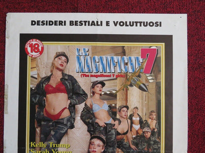 LE MAGNIFICHE 7 / THE MAGNIFICENT 7 GIRLS ITALIAN MINI (13"x 20") POSTER 1999 Movie posters