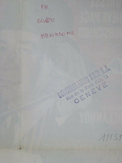 LE MAJORDOME/ The Majordomo FRENCH (22.5" x 30") POSTER PAUL MEURISSE 1965 Movie posters