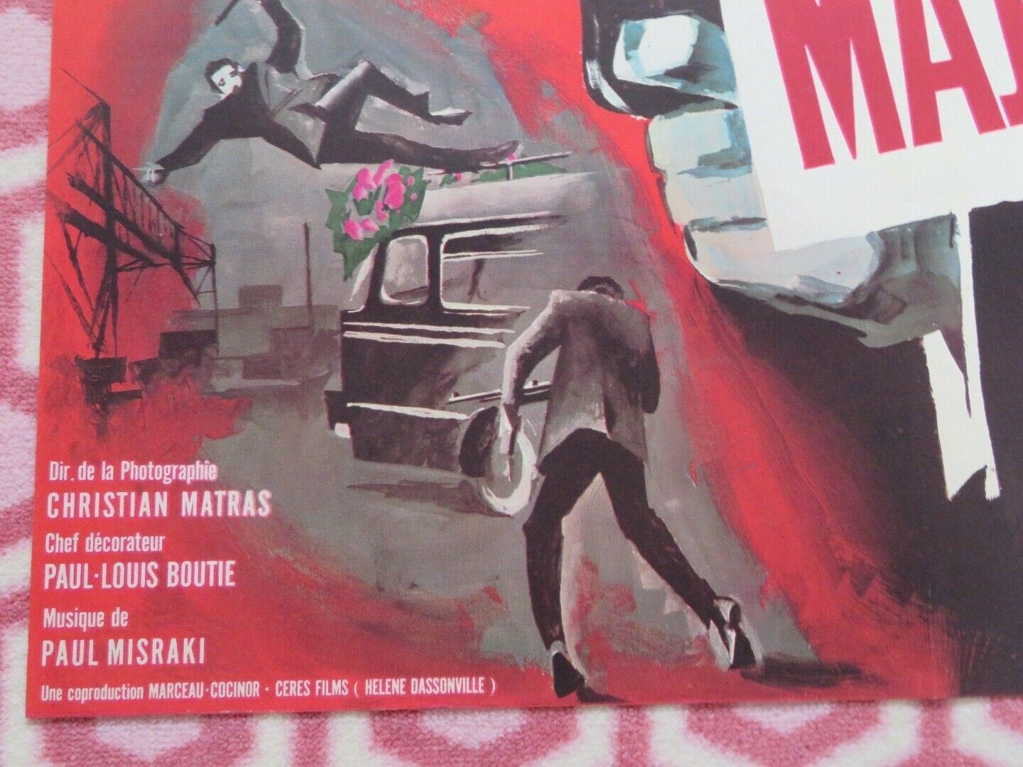 LE MAJORDOME/ The Majordomo FRENCH (22.5" x 30") POSTER PAUL MEURISSE 1965 Movie posters