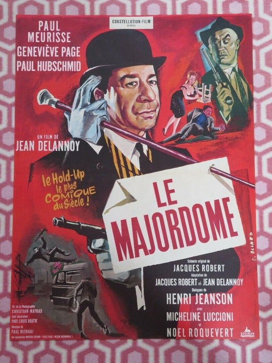 LE MAJORDOME/ The Majordomo FRENCH (22.5" x 30") POSTER PAUL MEURISSE 1965 Movie posters