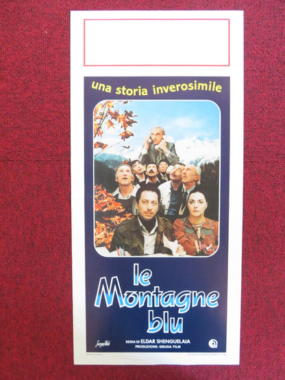 LE MONTAGNE BLU ITALIAN LOCANDINA POSTER RAMAZ GIORGOBIANI 1986 Rendezvous Cinema Movie posters