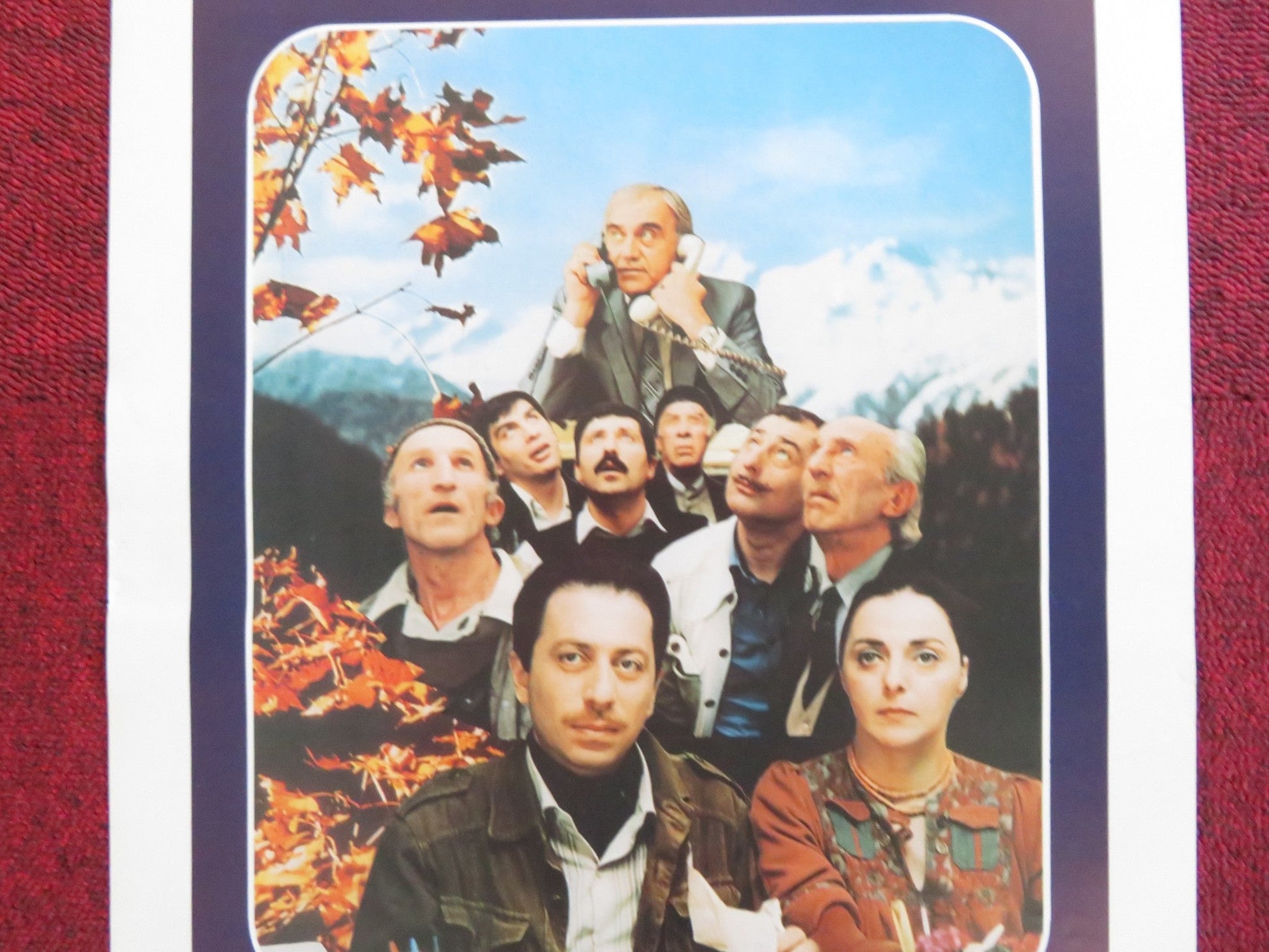 LE MONTAGNE BLU ITALIAN LOCANDINA POSTER RAMAZ GIORGOBIANI 1986 Rendezvous Cinema Movie posters