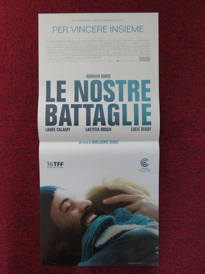 LE NOSTRE BATTAGLIE ITALIAN LOCANDINA POSTER ROMAIN DURIS BASILE GRUNBERGER 2018 Rendezvous Cinema Movie posters