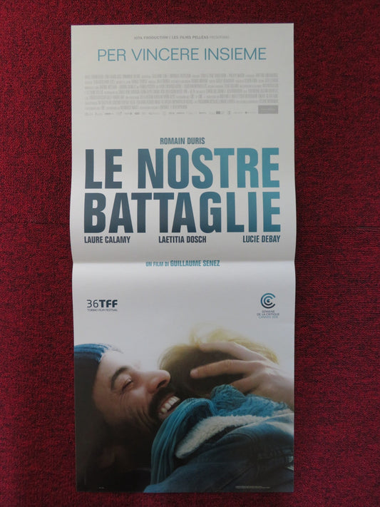 LE NOSTRE BATTAGLIE ITALIAN LOCANDINA POSTER ROMAIN DURIS BASILE GRUNBERGER 2018 Rendezvous Cinema Movie posters