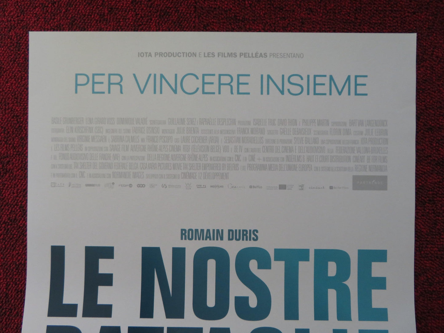 LE NOSTRE BATTAGLIE ITALIAN LOCANDINA POSTER ROMAIN DURIS BASILE GRUNBERGER 2018 Rendezvous Cinema Movie posters