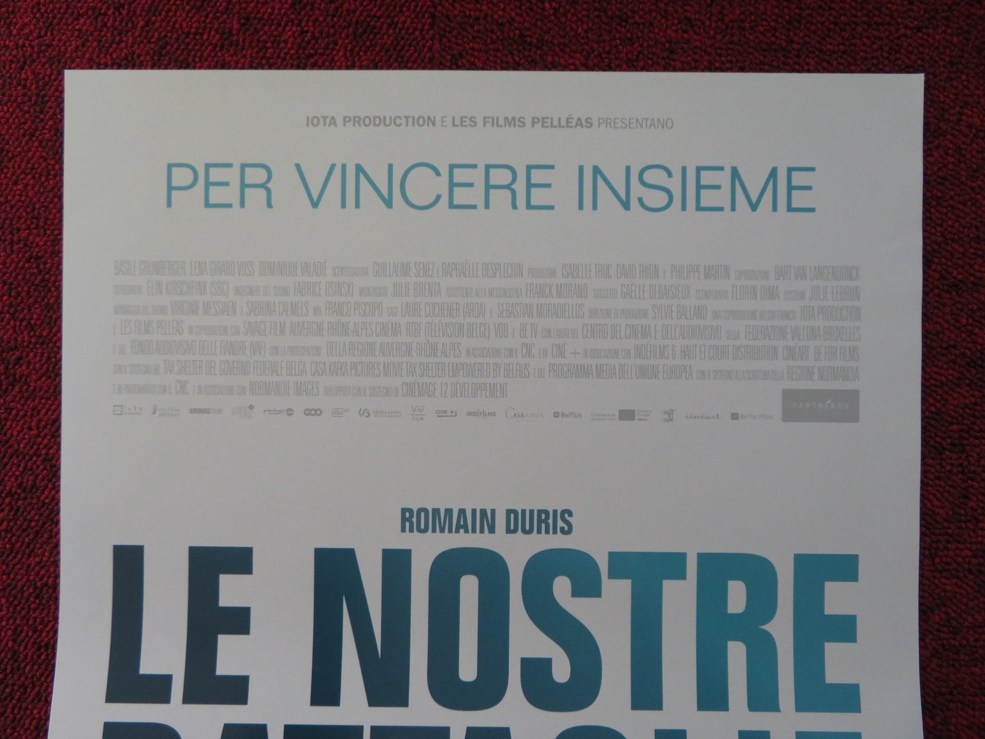 LE NOSTRE BATTAGLIE ITALIAN LOCANDINA POSTER ROMAIN DURIS BASILE GRUNBERGER 2018 Rendezvous Cinema Movie posters