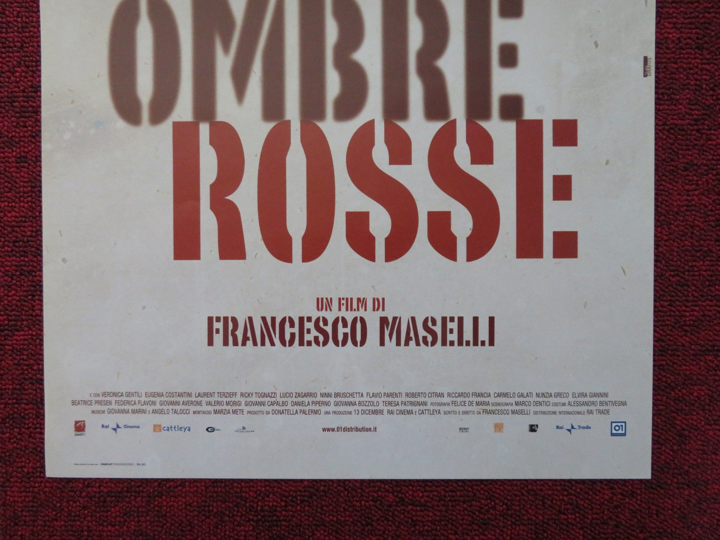 LE OMBRE ROSSE ITALIAN LOCANDINA POSTER ENNIO FANTASTICHINI ARNOLDO FOA 2009 Rendezvous Cinema Movie posters