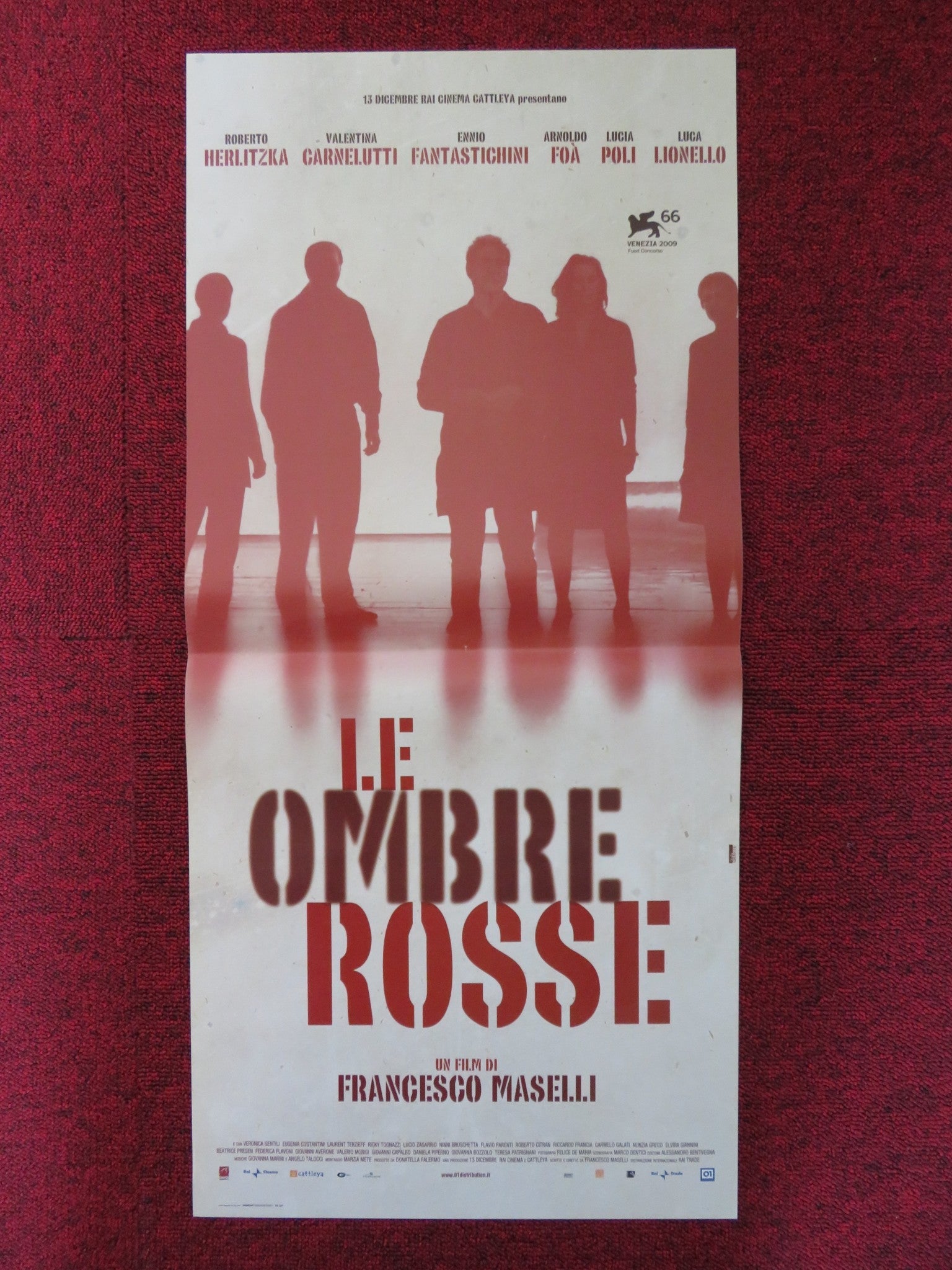LE OMBRE ROSSE ITALIAN LOCANDINA POSTER ENNIO FANTASTICHINI ARNOLDO FOA 2009 Rendezvous Cinema Movie posters
