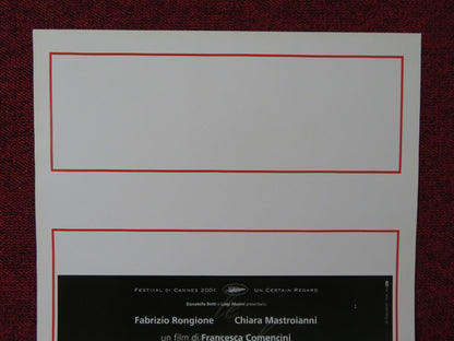 LE PAROLE DI MIO PADRE ITALIAN LOCANDINA POSTER FABRIZIO RONGIONE 2001 Rendezvous Cinema Movie posters