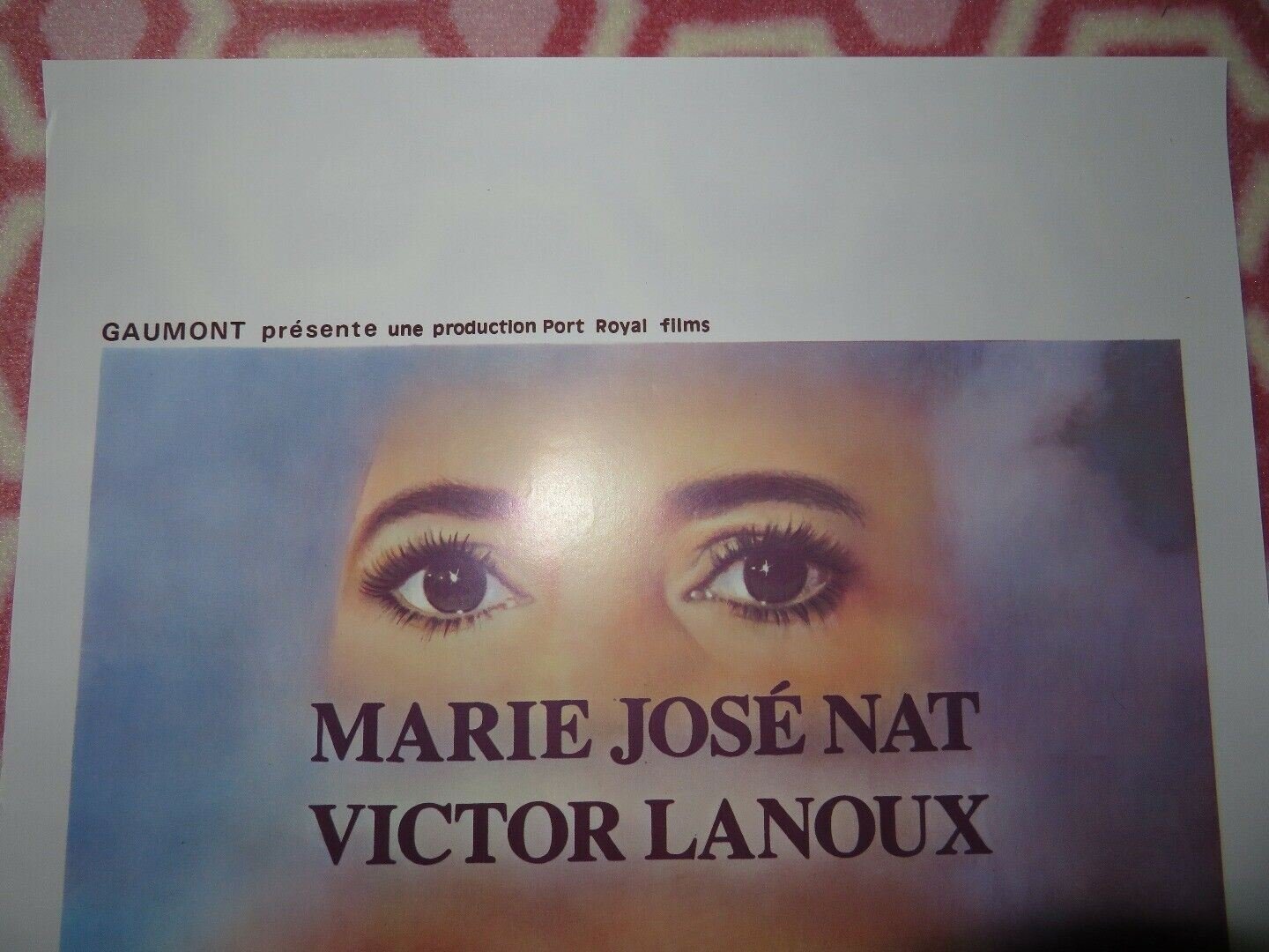 LE PASSE SIMPLE / REPLAY BELGIUM (21.5"x 14.5") POSTER MARIE JOSE NAT 1977 Movie posters