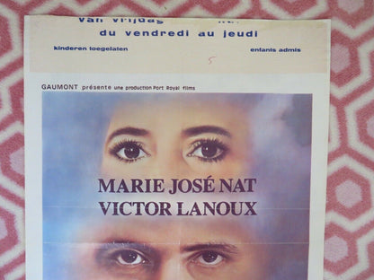 LE PASSE SIMPLE/ Replay BELGIUM (21.5"x14.5") POSTER VICTOR LANOUX 1977 Movie posters