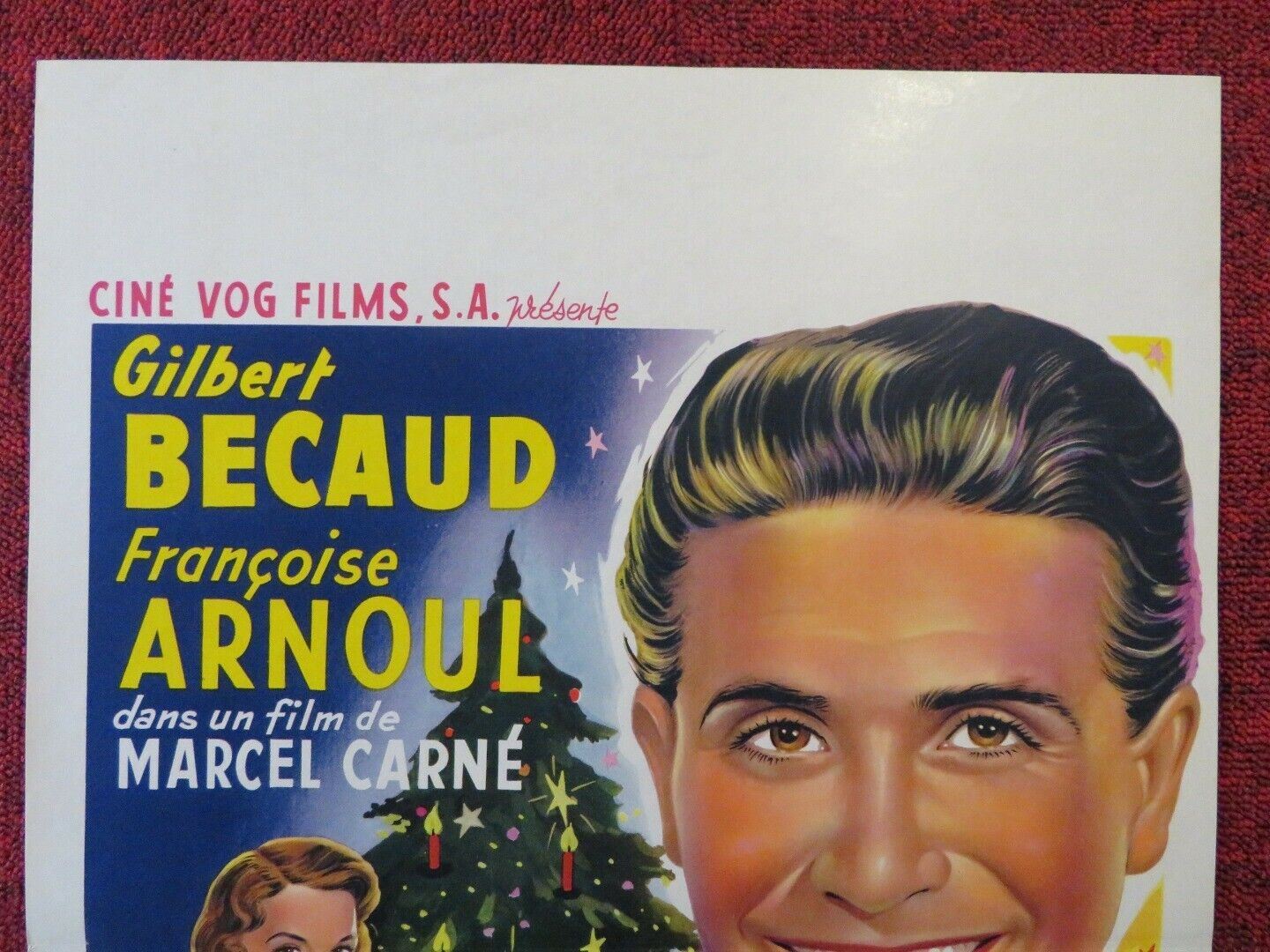 LE PAYS D'OU JE VIENS BELGIUM (21"x14") POSTER FRANCOISE ARNOUL 1956 Movie posters