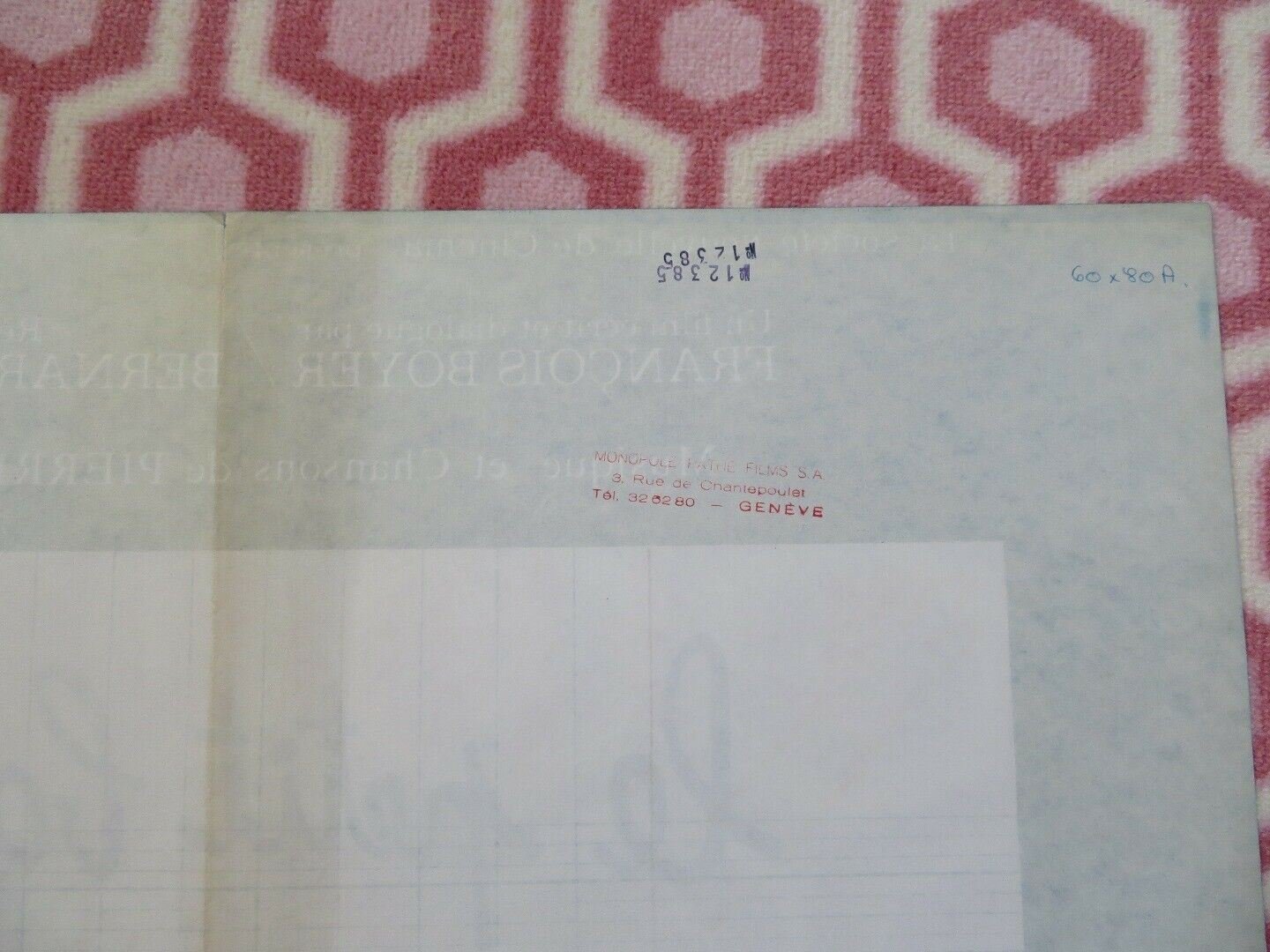 LE PETIT BOUGNAT FRENCH MOYENNE (31.5"x 23") POSTER VINCENZO SARTINI 1970 Movie posters