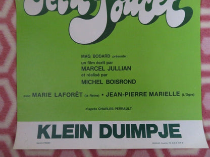 LE PETIT POUCET/ TOM THUMB BELGIUM (21.5"x 13) POSTER MICHEL BOISROND 1972 Movie posters