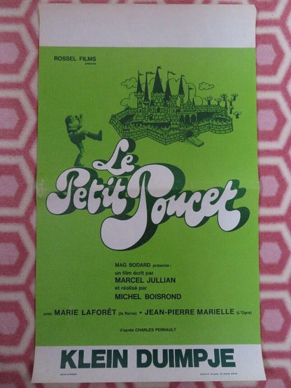 LE PETIT POUCET/ TOM THUMB BELGIUM (21.5"x 13) POSTER MICHEL BOISROND 1972 Movie posters