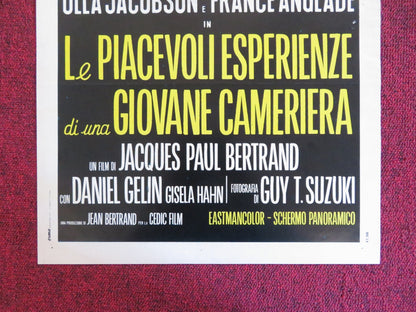 LE PIACEVOLI ESPERIENZE DI UNA GIOVANE CAMERIERA ITALIAN LOCANDINA POSTER 1970 Rendezvous Cinema Movie posters