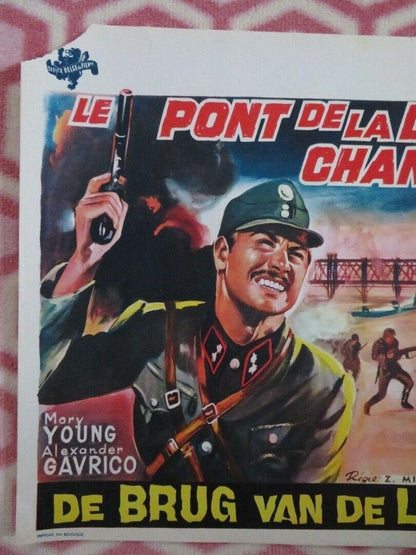 LE PONT DE LA DERNIER CHANCE / Signal Over the City BELGIUM POSTER '60 Movie posters