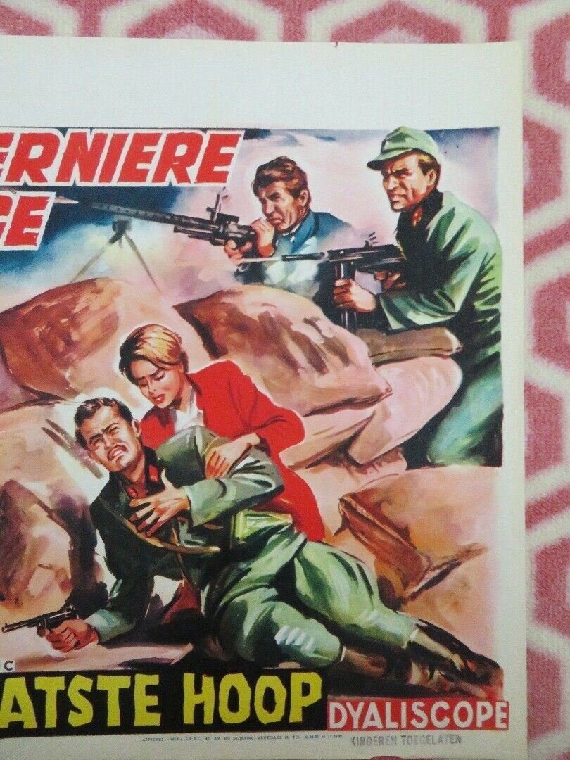 LE PONT DE LA DERNIER CHANCE / Signal Over the City BELGIUM POSTER '60 Movie posters