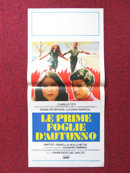LE PRIME FOGLIE D'AUTUNNO ITALIAN LOCANDINA POSTER SONIA PETROVNA 1988 Rendezvous Cinema Movie posters