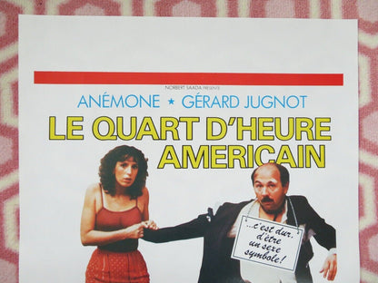 LE QUART D'HEURE AMERICAIN BELGIUM (21"x14") POSTER ANEMONE GERARD JUGNOT 1982 Movie posters