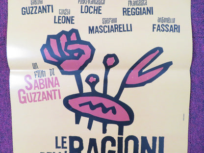 LE RAGIONI DELL'ARAGOSTA ITALIAN LOCANDINA POSTER SABINA GUZZANTI 2007 Rendezvous Cinema Movie posters
