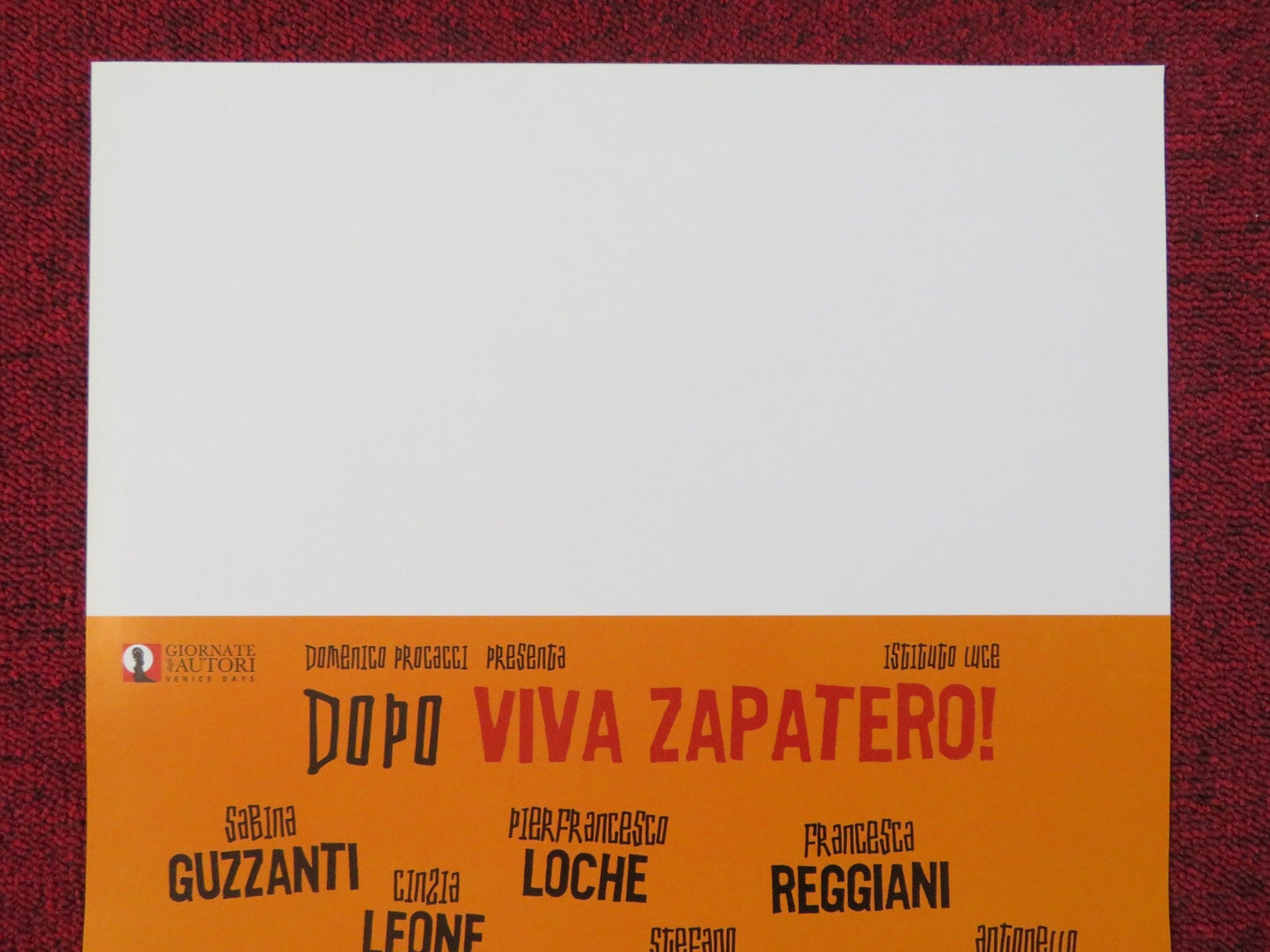 LE RAGIONI DELL'ARAGOSTA ITALIAN LOCANDINA POSTER SABINA GUZZANTI 2007 Rendezvous Cinema Movie posters