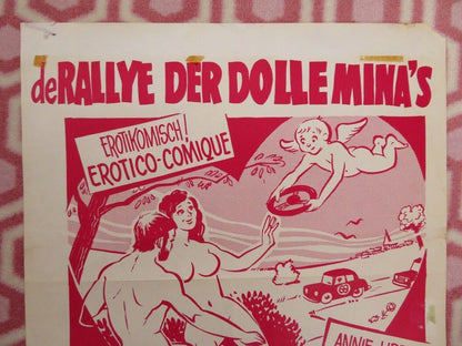 LE RALLYE DES VALSEUSES /Sex Rally BELGIUM (19.5"x 16.5") POSTER ANNIE LIBERT - Rendezvous Cinema