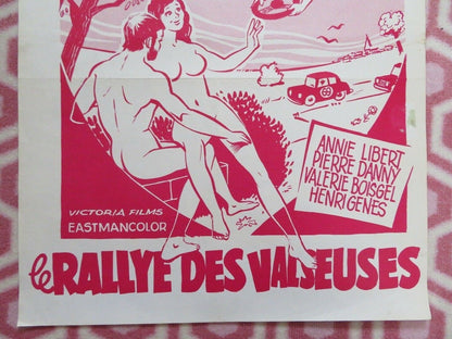LE RALLYE DES VALSEUSES /Sex Rally BELGIUM (19.5"x 16.5") POSTER ANNIE LIBERT - Rendezvous Cinema