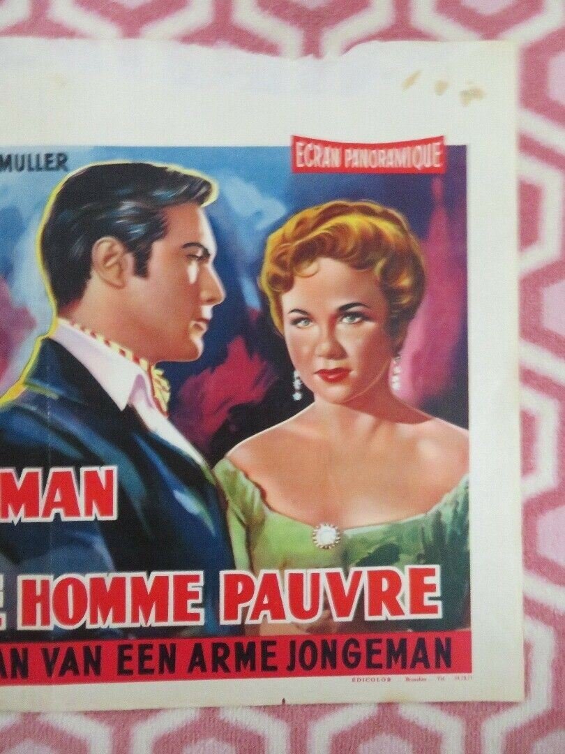 LE ROMAN D'UN JENE HOMME PAUVRE BELGIUM (14.5"x 20.5") POSTER 1942 Movie posters