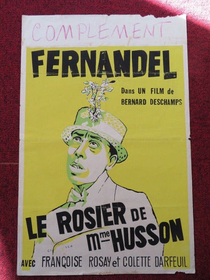 LE ROSIER DE ME HUSSON/ HE FRENCH (14.5" x 22") POSTER FRANÇOISE ROSAY 1932 Movie posters