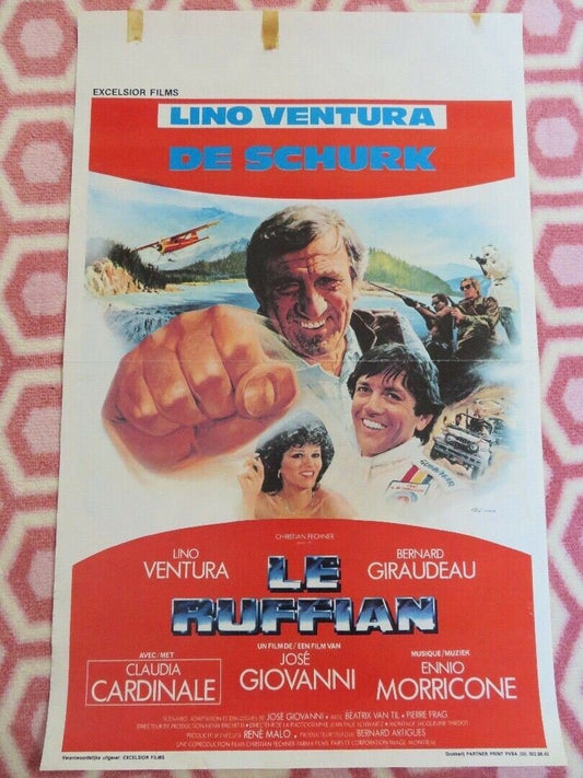LE RUFFIAN BELGIUM (22"x 14") POSTER LINO VENTURA BERNARD GIRAUDEAU 1983 - Rendezvous Cinema