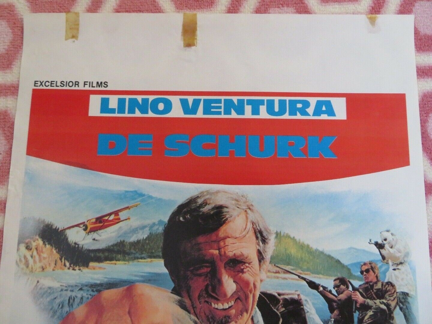 LE RUFFIAN BELGIUM (22"x 14") POSTER LINO VENTURA BERNARD GIRAUDEAU 1983 - Rendezvous Cinema