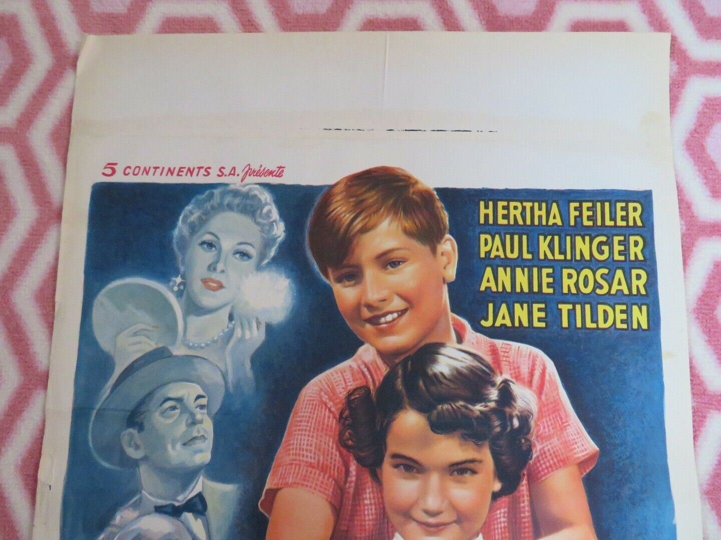 LE SACRIFICE D'UN ENFANT/ Punktchen and Anton BELGIUM (21.5"x 14.5") POSTER 1953 Movie posters
