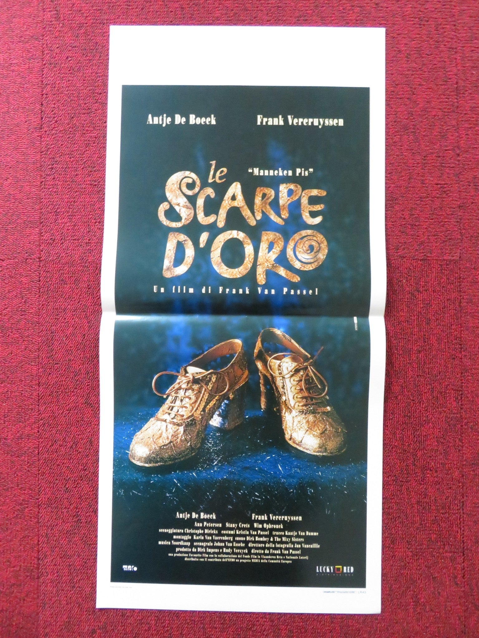 LE SCARPE D'ORO ITALIAN LOCANDINA POSTER ANTJE DE BOECK FRANK VEREUYSSEN 1996 Rendezvous Cinema Movie posters