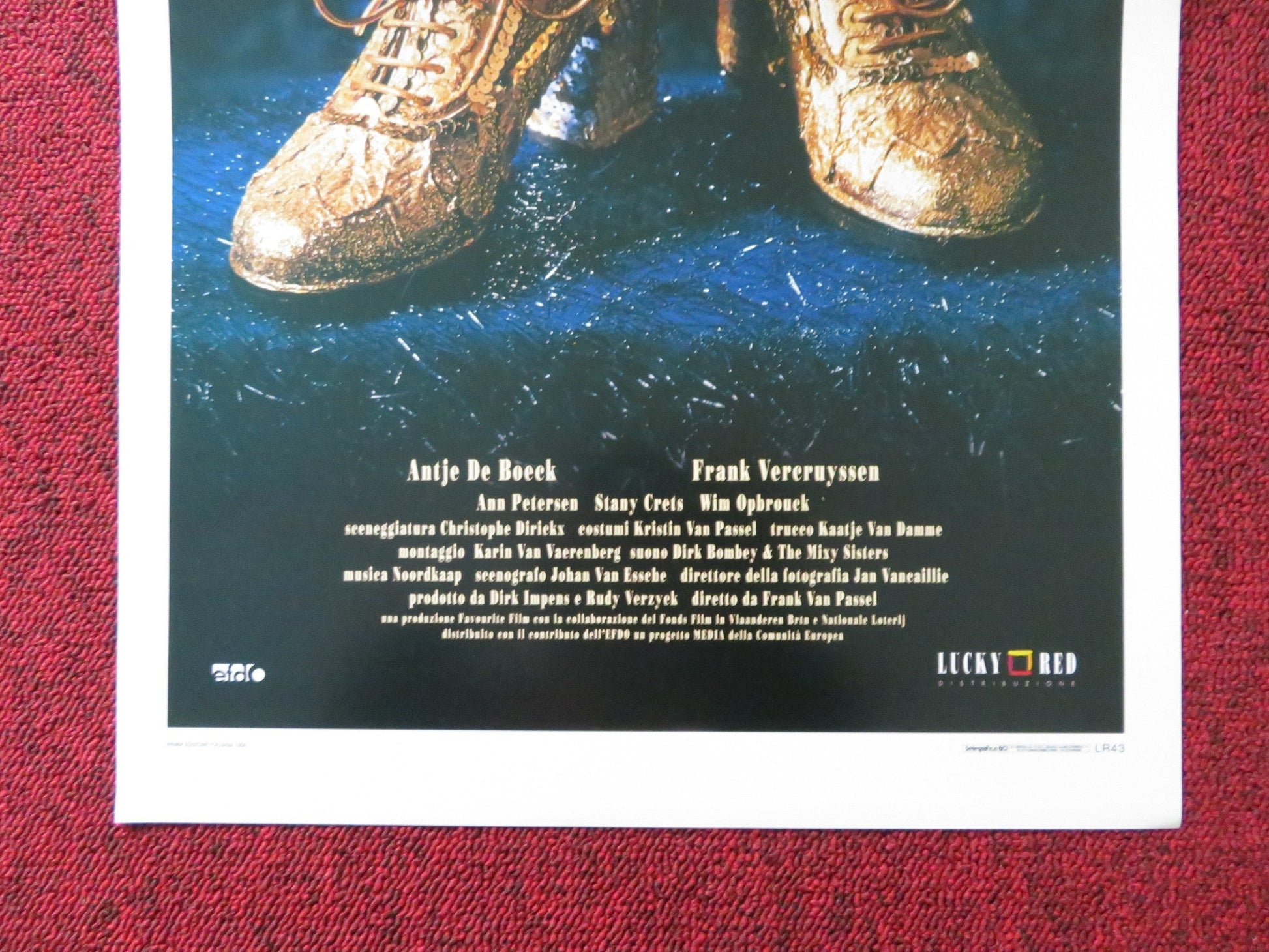 LE SCARPE D'ORO ITALIAN LOCANDINA POSTER ANTJE DE BOECK FRANK VEREUYSSEN 1996 Rendezvous Cinema Movie posters