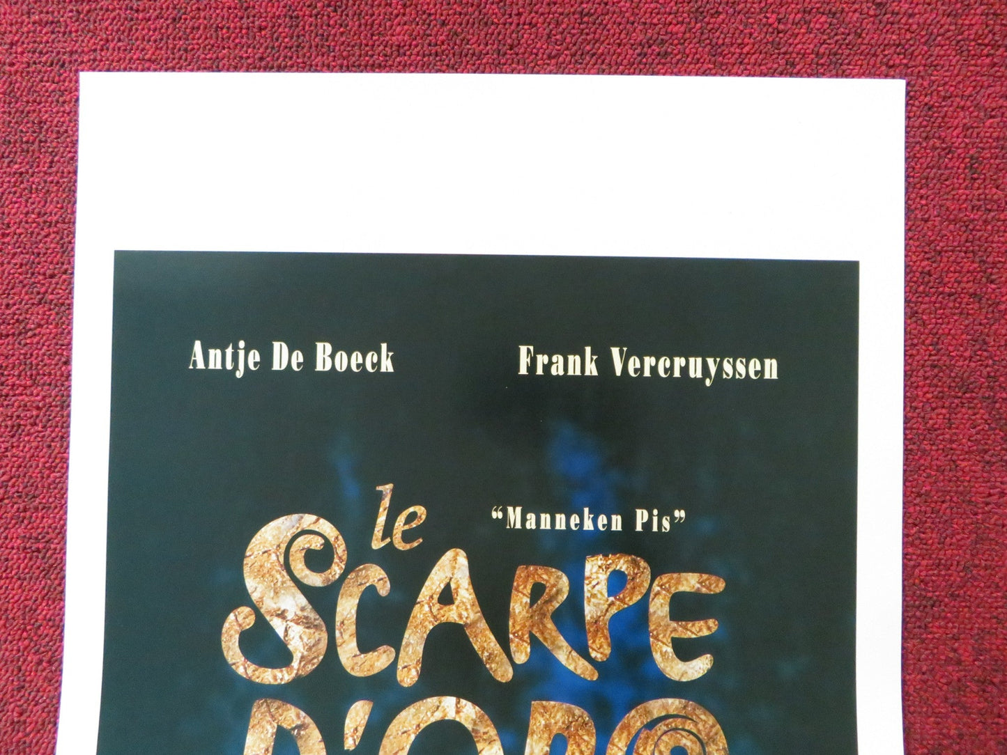 LE SCARPE D'ORO ITALIAN LOCANDINA POSTER ANTJE DE BOECK FRANK VEREUYSSEN 1996 Rendezvous Cinema Movie posters