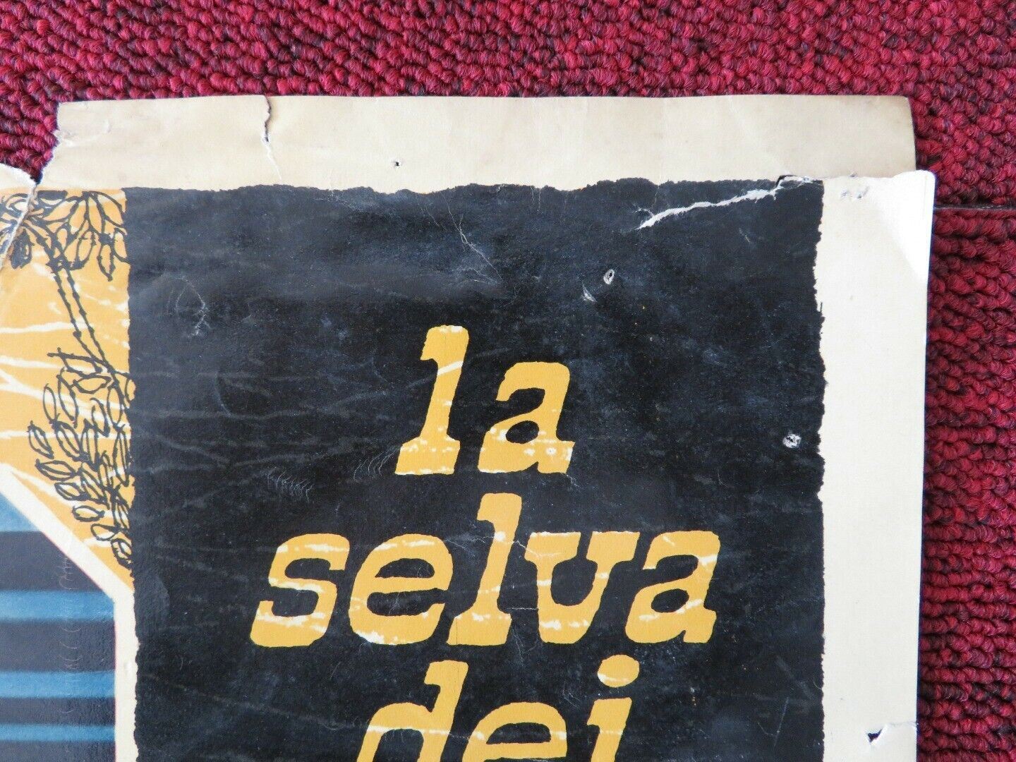 LE SELVA DEI DANNATI / DEATH IN THE GARDEN - A ITALIAN FOTOBUSTA POSTER 1956 Movie posters