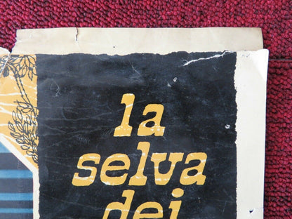 LE SELVA DEI DANNATI / DEATH IN THE GARDEN - A ITALIAN FOTOBUSTA POSTER 1956 Movie posters