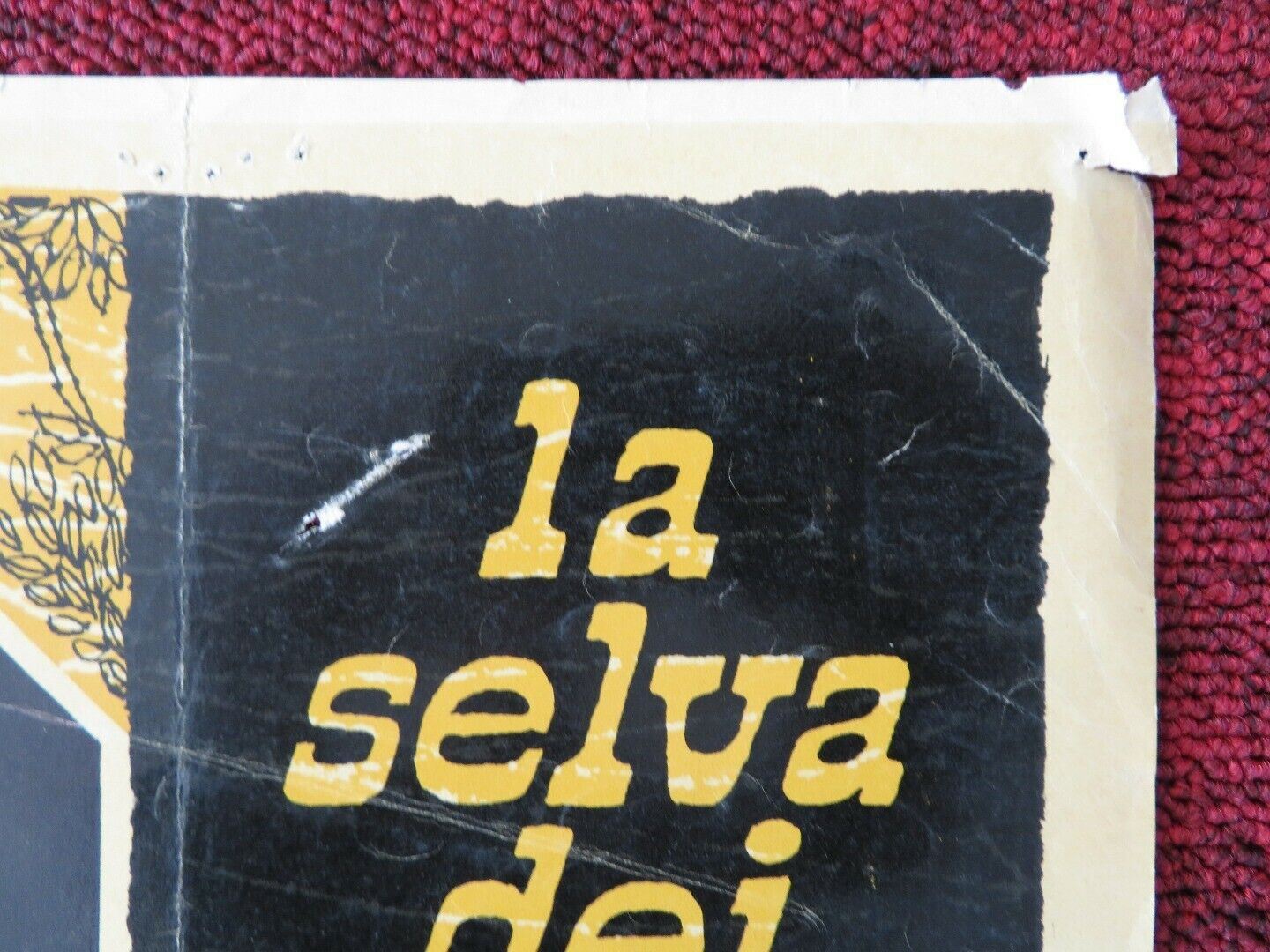 LE SELVA DEI DANNATI / DEATH IN THE GARDEN - B ITALIAN FOTOBUSTA POSTER 1956 Movie posters