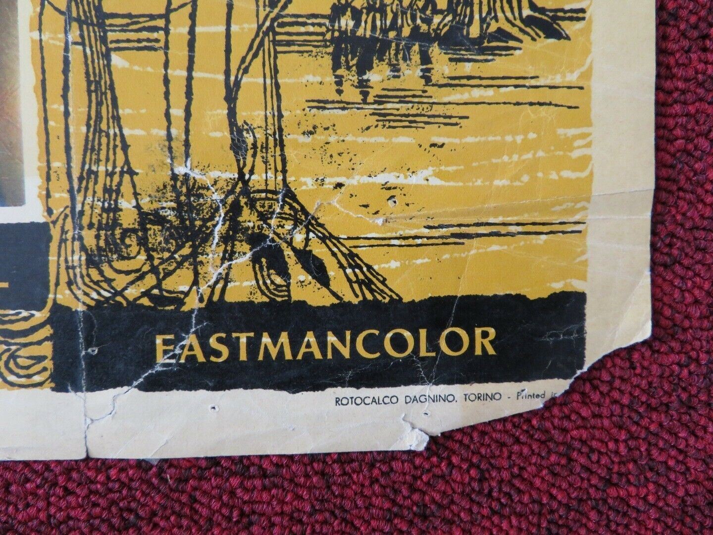 LE SELVA DEI DANNATI / DEATH IN THE GARDEN - B ITALIAN FOTOBUSTA POSTER 1956 Movie posters