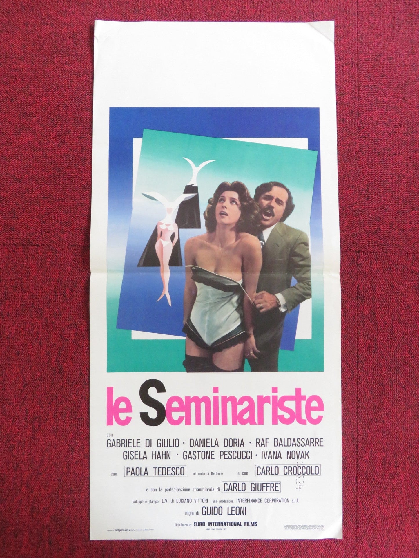 LE SEMINARISTE ITALIAN LOCANDINA POSTER GABRIELE DI GIULIO DANIELA DORIA 1976 Rendezvous Cinema Movie posters