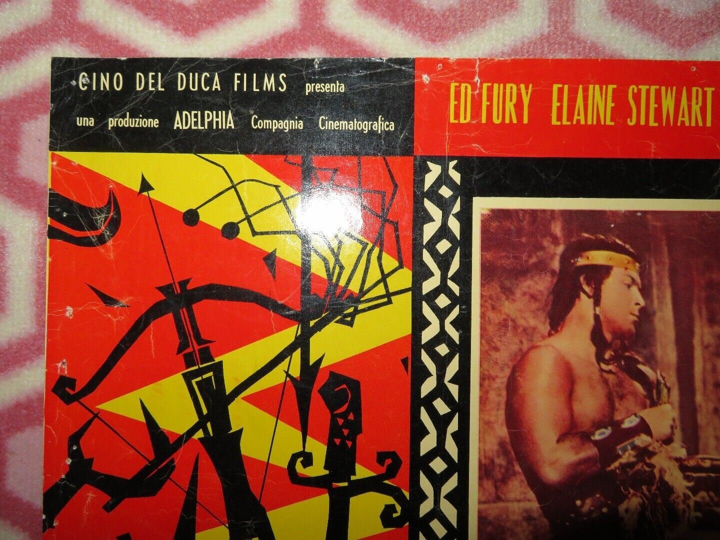 LE SETTE SFIDE/ The Seven Revenges - A ITALIAN PHOTOBUSTA POSTER ED FURY 1961 Movie posters