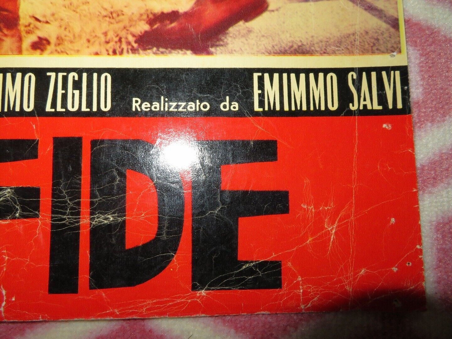 LE SETTE SFIDE/ The Seven Revenges - A ITALIAN PHOTOBUSTA POSTER ED FURY 1961 Movie posters