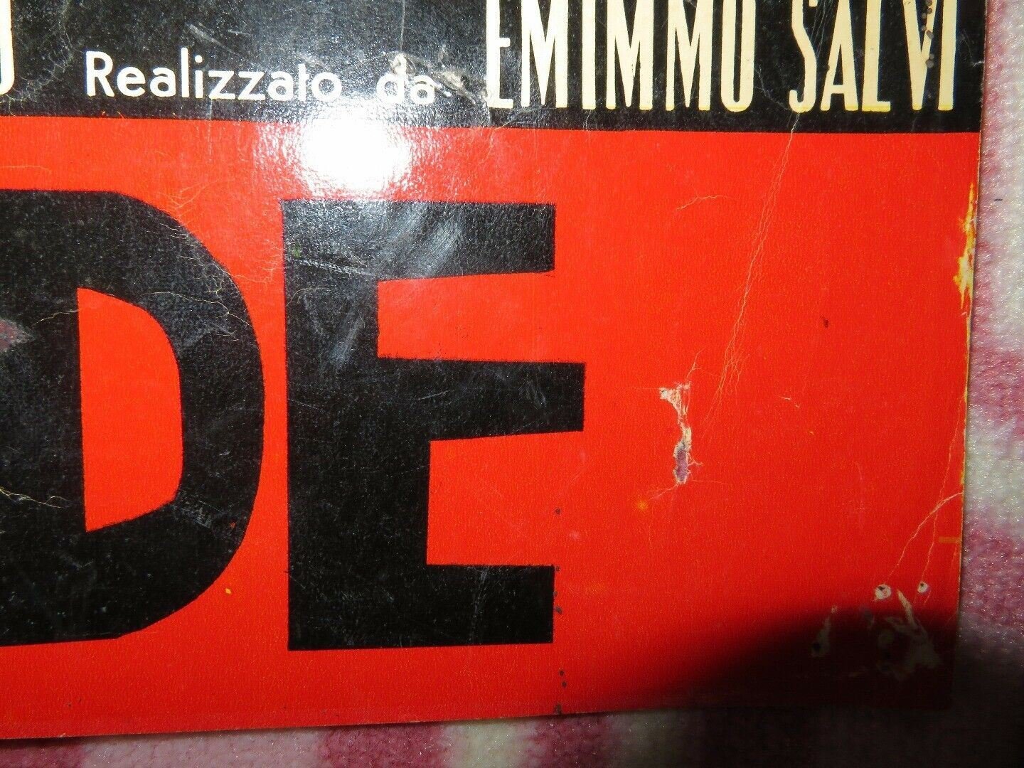 LE SETTE SFIDE/ The Seven Revenges - B ITALIAN PHOTOBUSTA POSTER ED FURY 1961 Movie posters